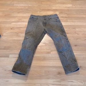 Kuhl Rydr Pants Mens Size 36 x 30 In Vintage Patina Dye Distressed Hiking Green